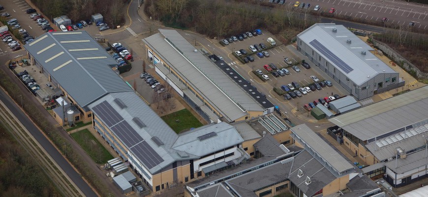 Solar for schools installation by Greensphere for Cambridge Regional College, Cambridgeshire
